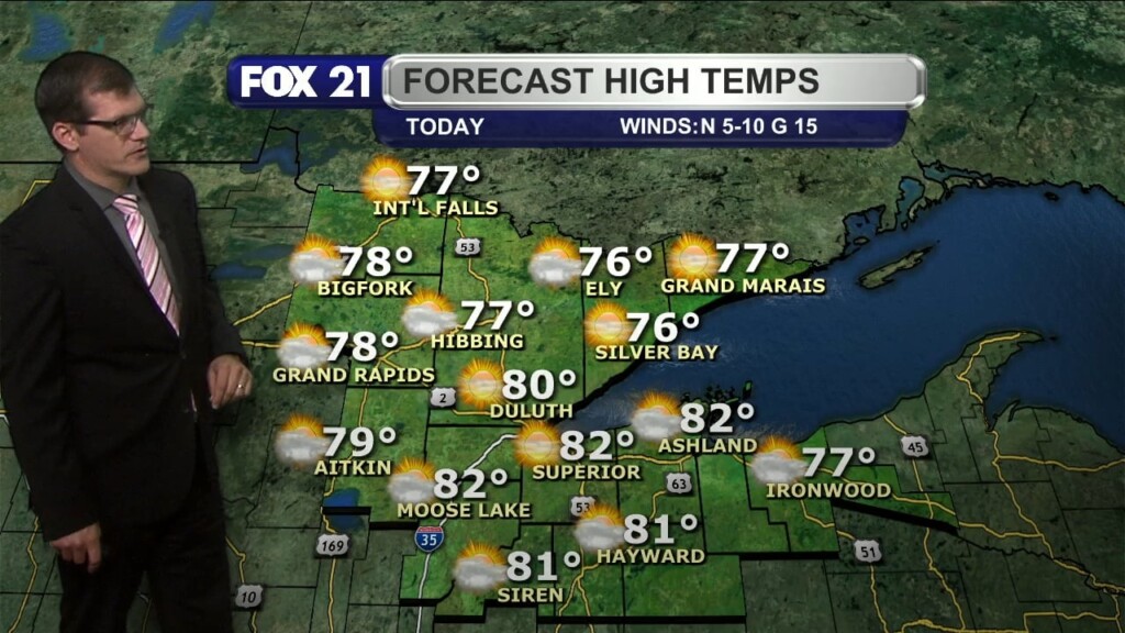Monday, August 7, 2023 Morning Forecast
