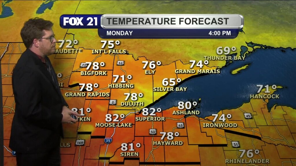 Sunday Evening Northland Forecast