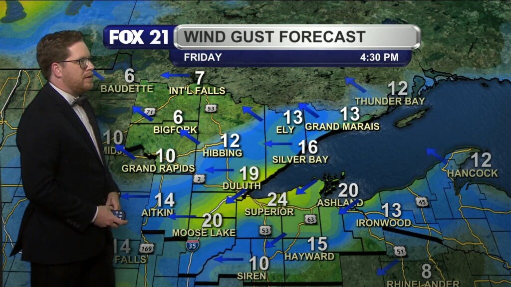 Thursday Evening Northland Forecast