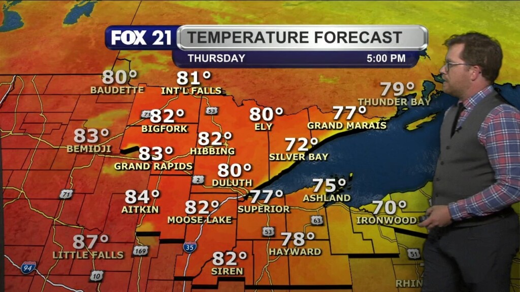 Wednesday Evening Northland Forecast