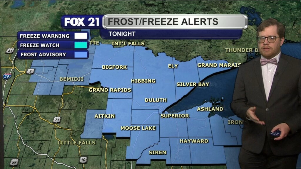 Tuesday Evening Northland Forecast