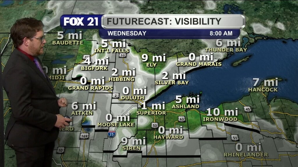 Tuesday Evening Northland Forecast