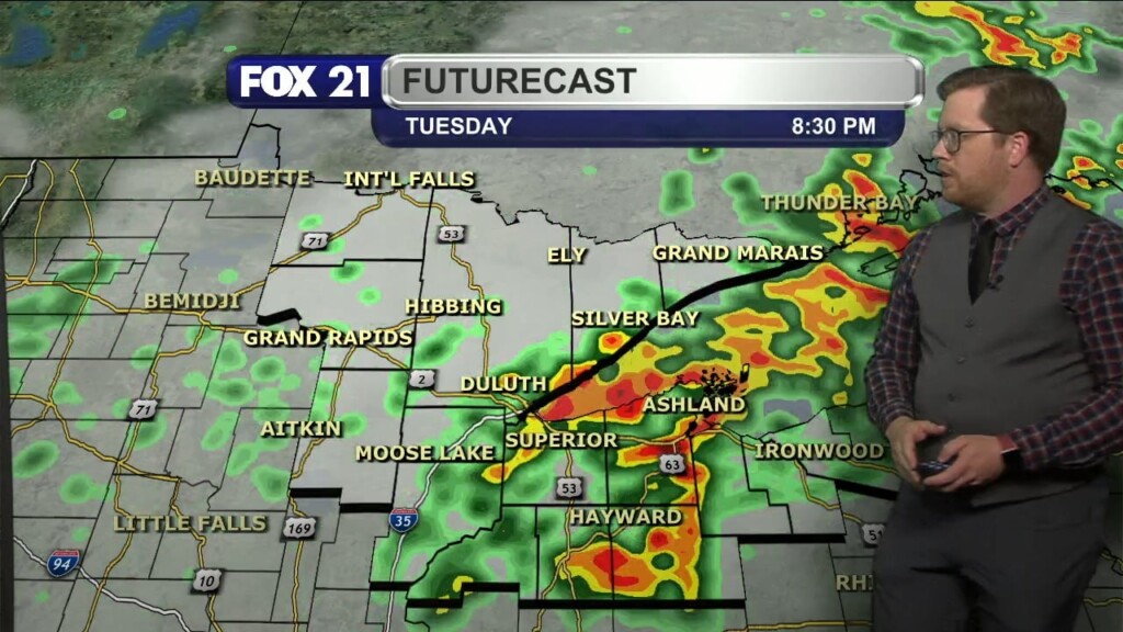 Monday Evening Northland Forecast