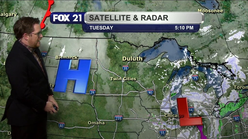 Tuesday Evening Northland Forecast