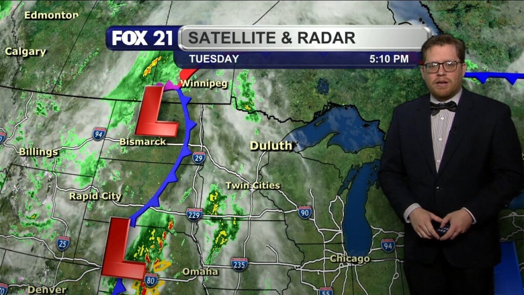 Tuesday Evening Northland Forecast