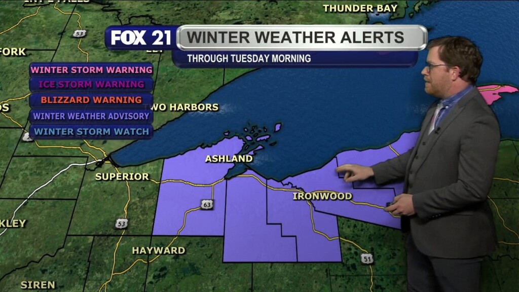 Monday Evening Northland Forecast