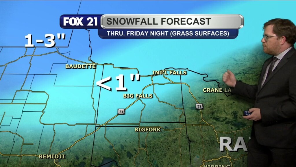 Thursday Evening Northland Forecast