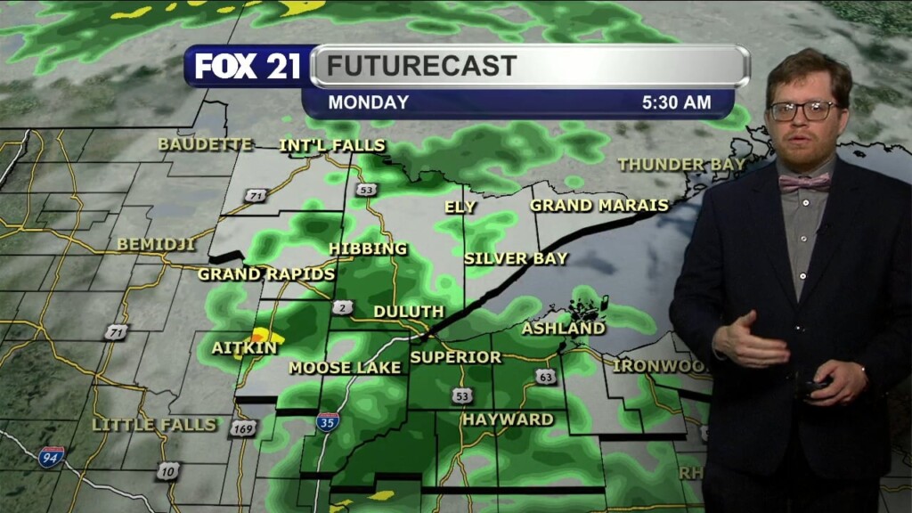 Sunday Evening Northland Forecast