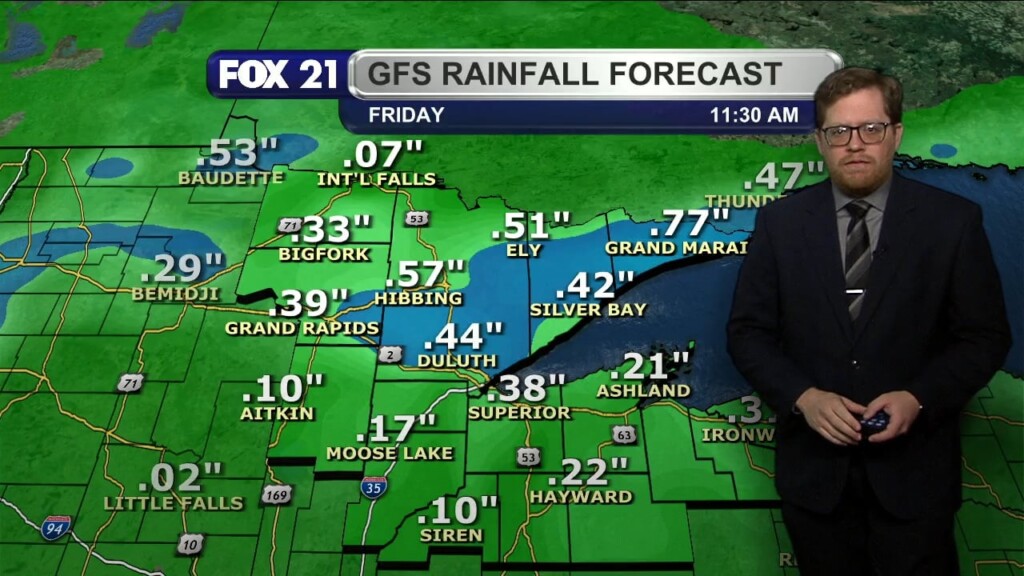 Tuesday Evening Northland Forecast