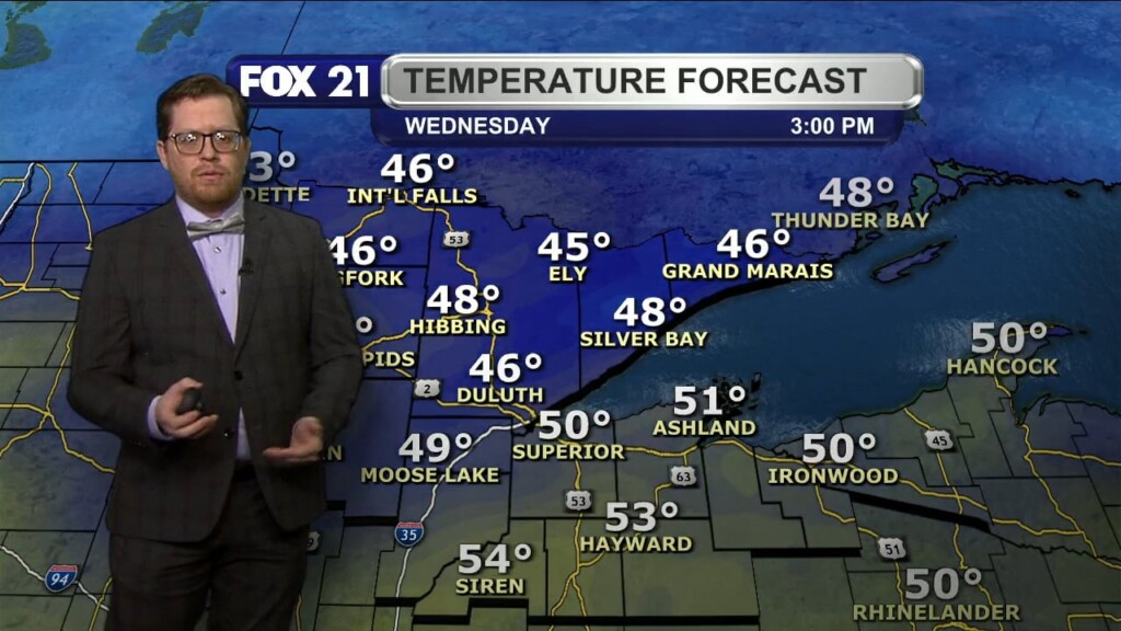 Tuesday Evening Northland Forecast