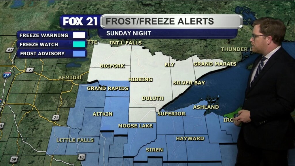 Sunday Evening Northland Forecast