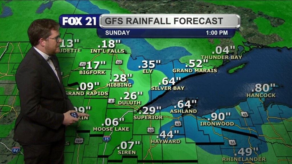 Wednesday Evening Northland Forecast