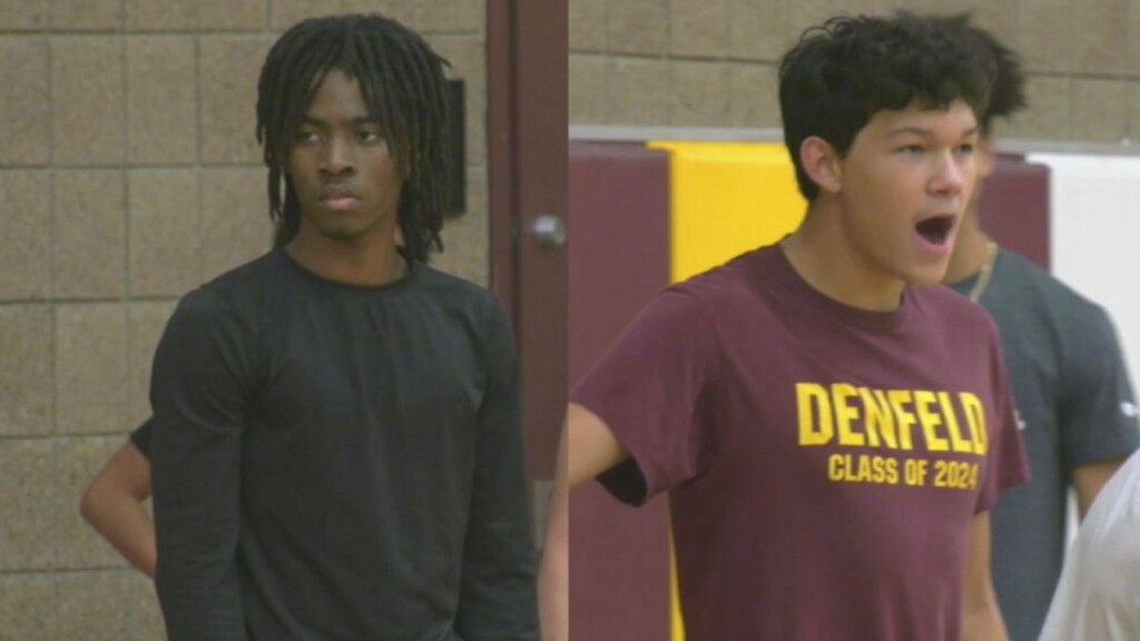 Marnaries Ferguson and Aidan Newton