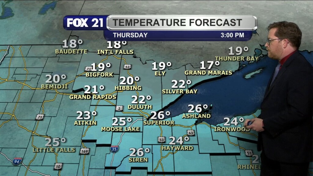 Wednesday Evening Northland Forecast