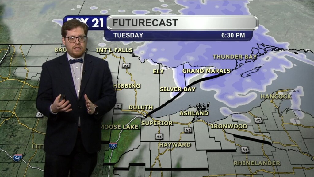 Monday Evening Northland Forecast