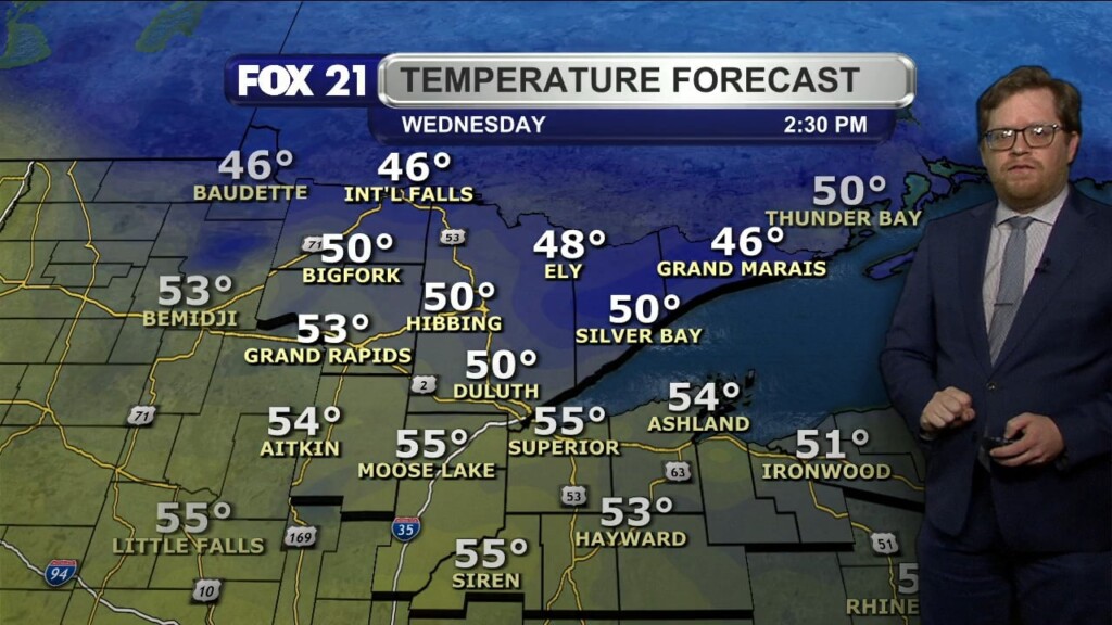 Tuesday Evening Northland Forecast