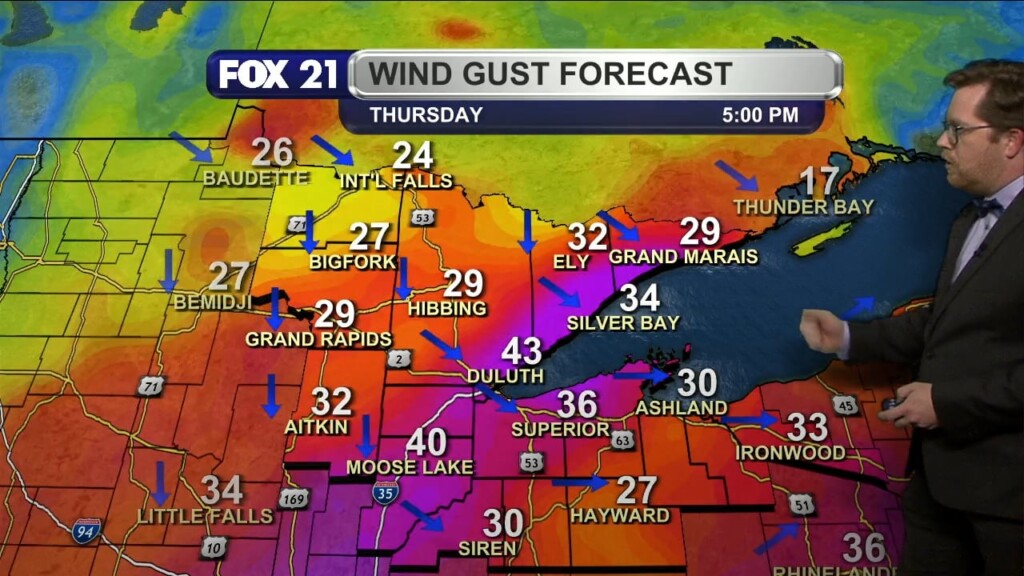 Wednesday Evening Northland Forecast