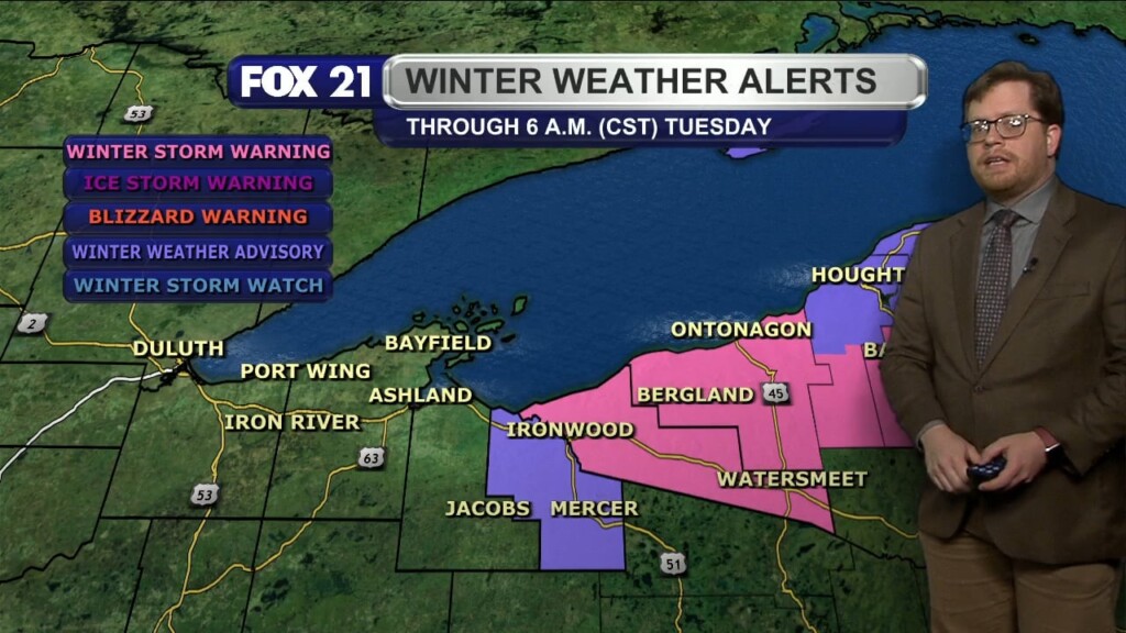 Sunday Evening Northland Forecast