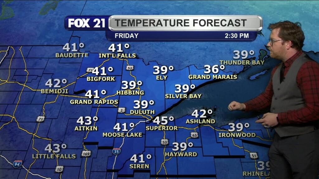 Thursday Evening Northland Forecast