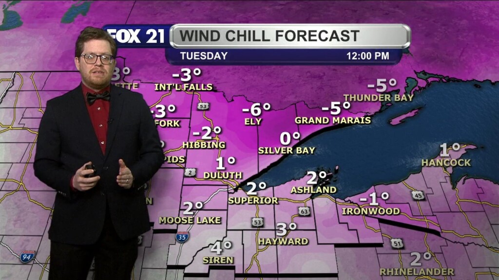 Monday Evening Northland Forecast