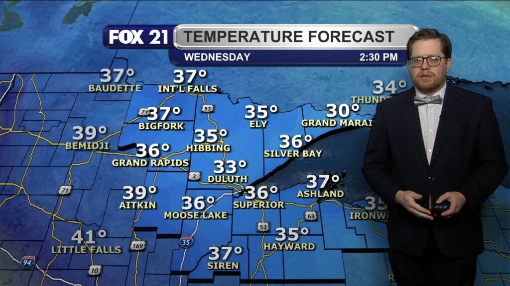 Tuesday Evening Northland Forecast