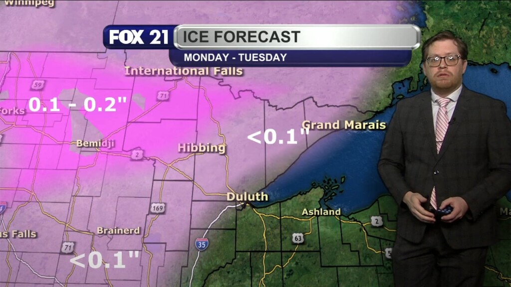Sunday Evening Northland Forecast