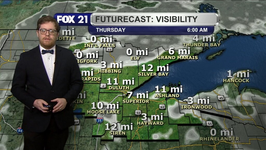 Wednesday Evening Northland Forecast