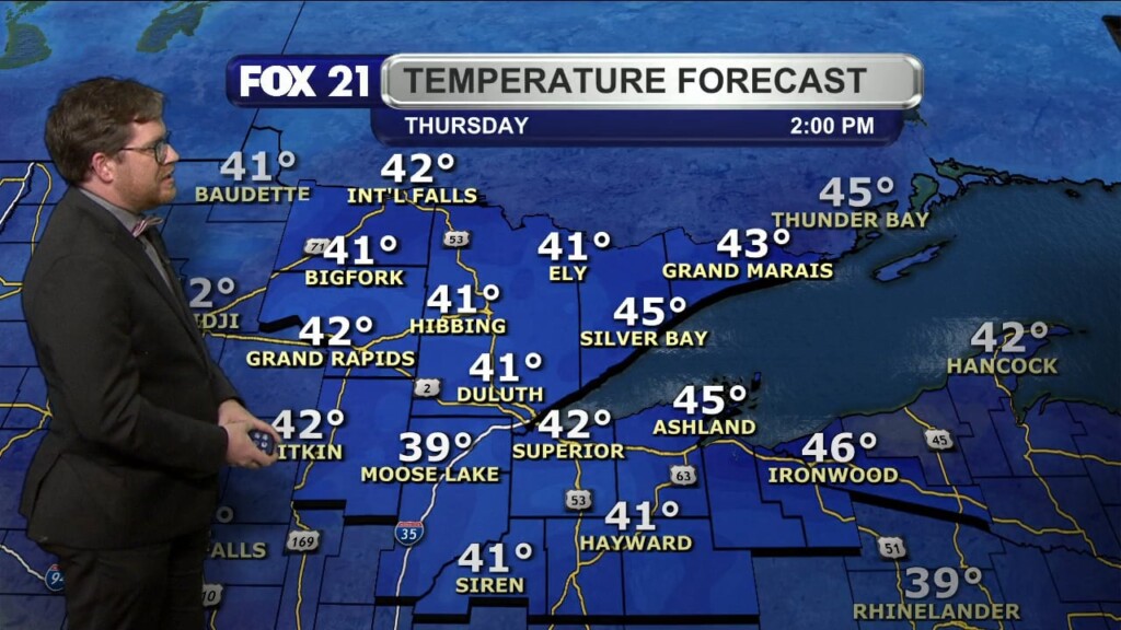Wednesday Evening Northland Forecast