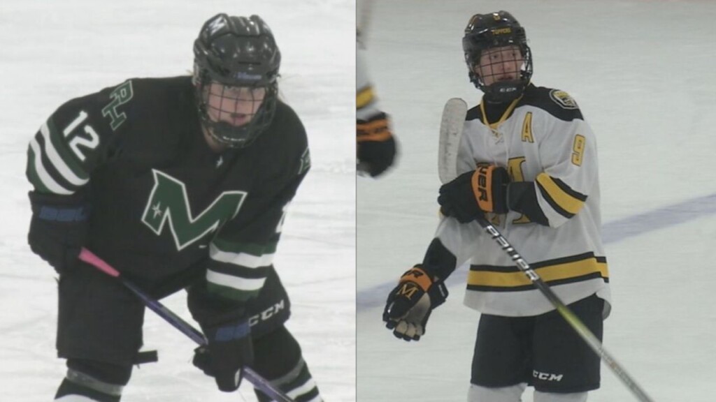 Proctor/Hermantown girls and Duluth Marshall boys hockey team