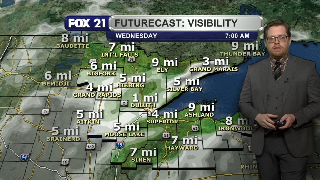 Tuesday Evening Northland Forecast