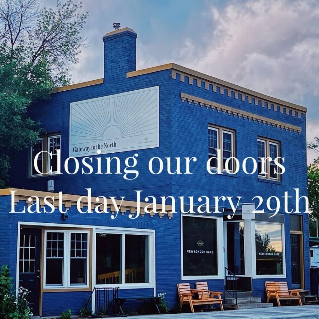 New London Cafe Closing