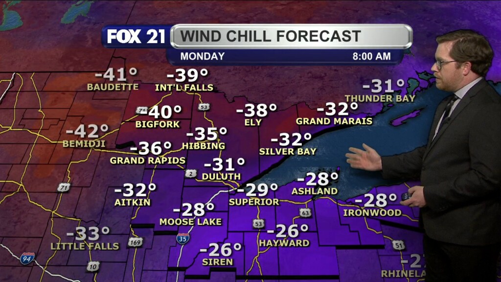 Sunday Evening Northland Forecast