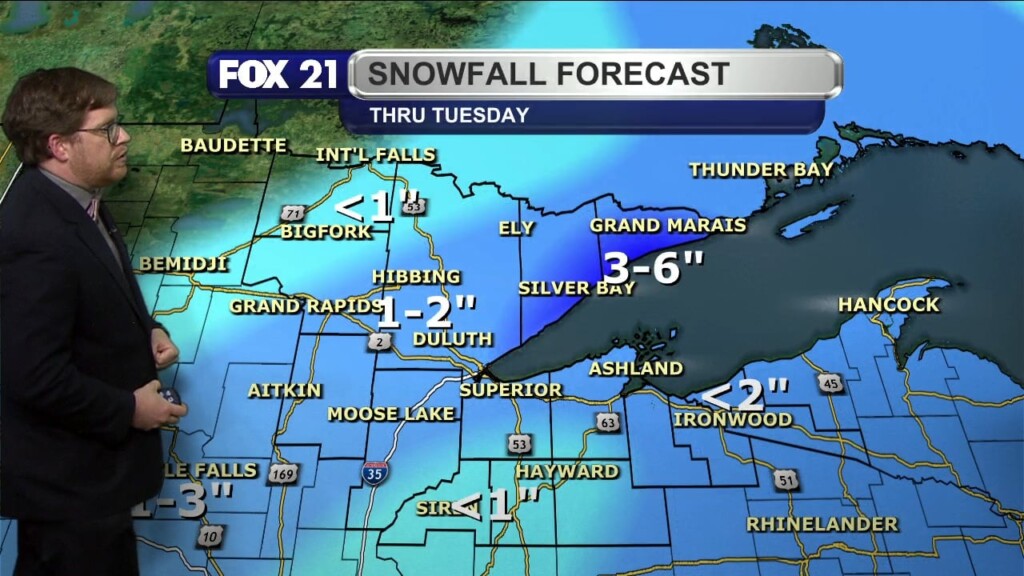 Monday Evening Northland Forecast