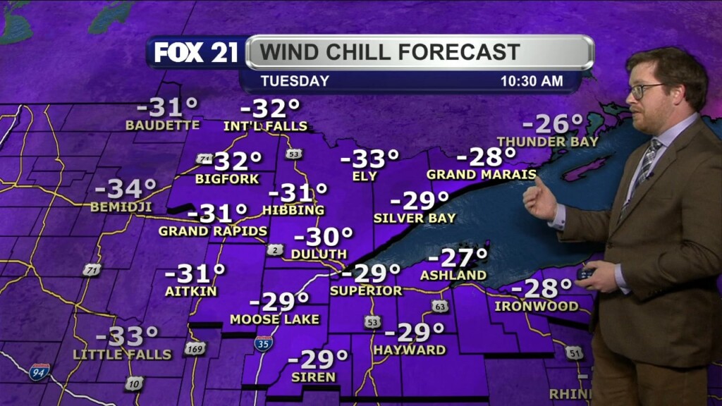 Monday Evening Northland Forecast