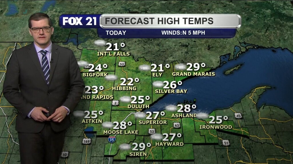 Monday, January 22, 2024 Morning Forecast