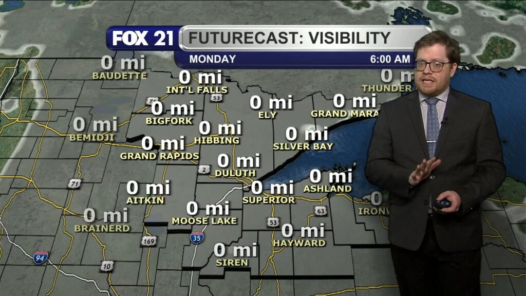Sunday Evening Northland Forecast