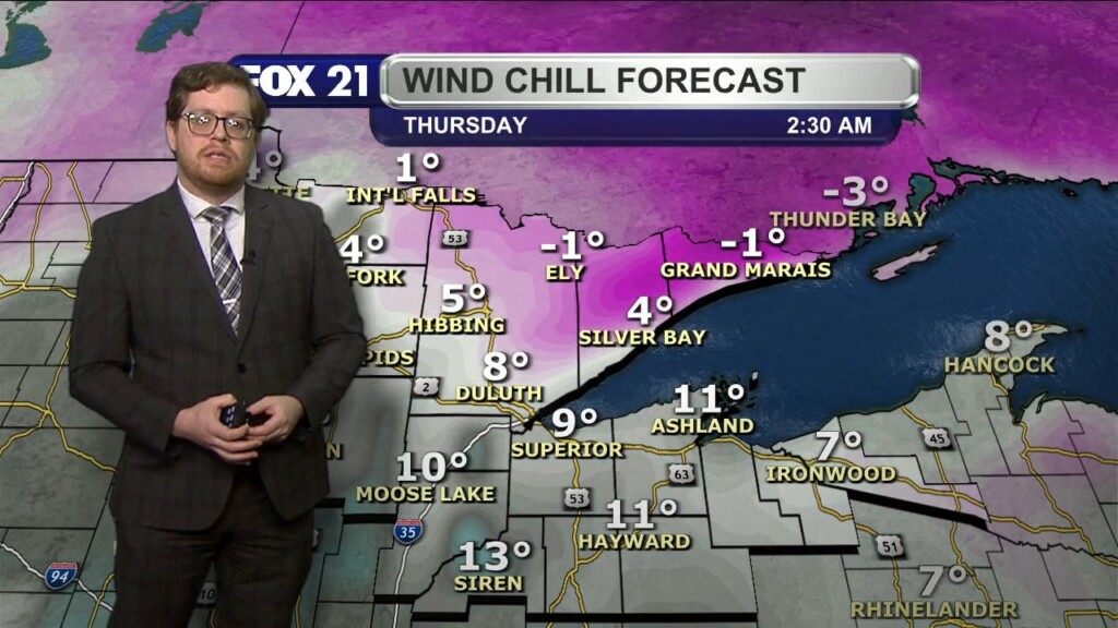 Wednesday Evening Northland Forecast
