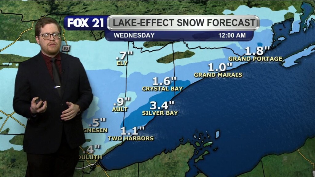 Monday Evening Northland Forecast