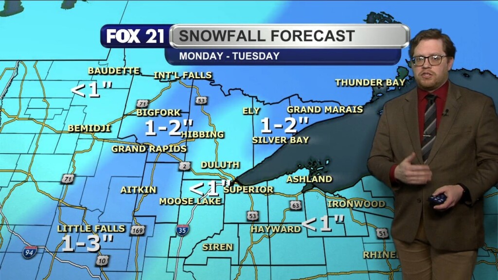 Sunday Evening Northland Forecast