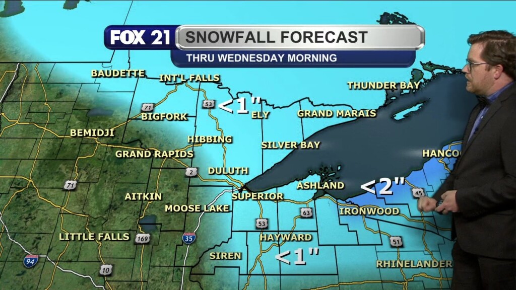 Tuesday Evening Northland Forecast