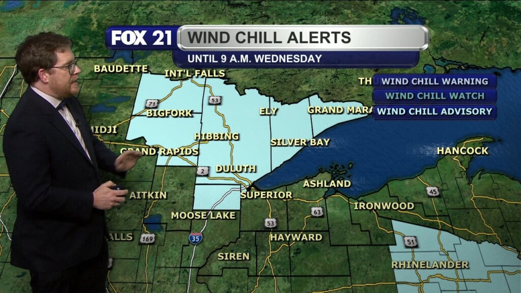 Tuesday Evening Northland Forecast