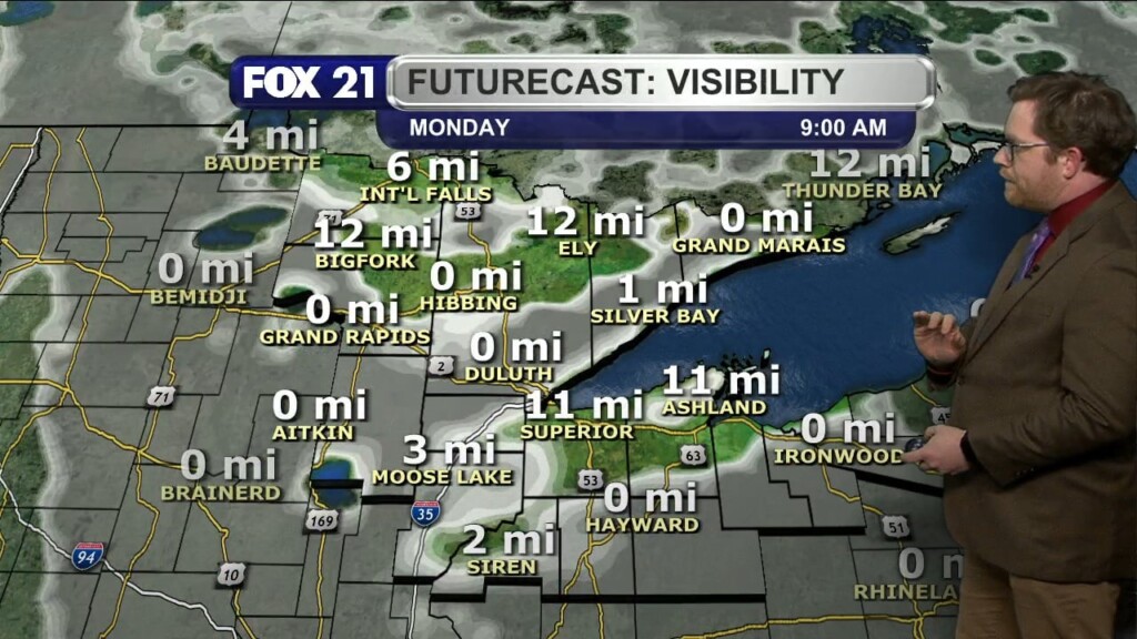 Sunday Evening Northland Forecast