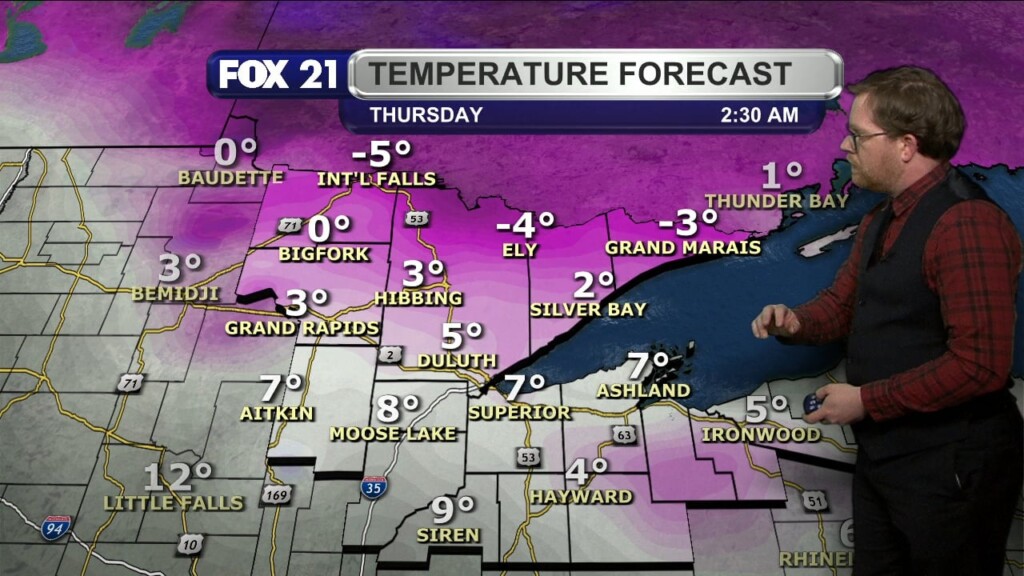 Wednesday Evening Northland Forecast