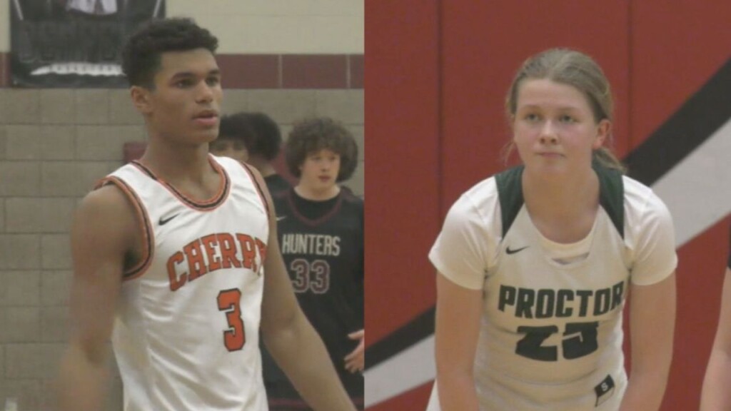 Cherry boys basketball, Proctor girls basketball