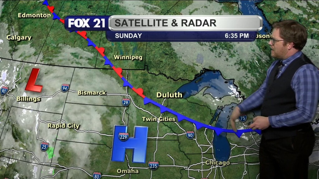 Sunday Evening Northland Forecast