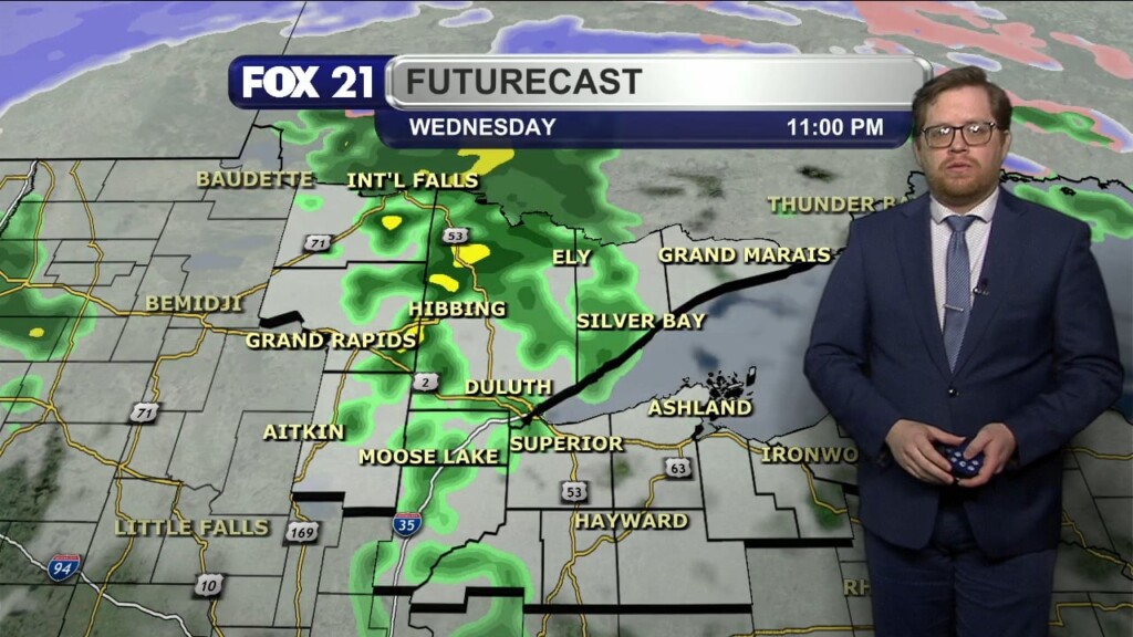 Tuesday Evening Northland Forecast