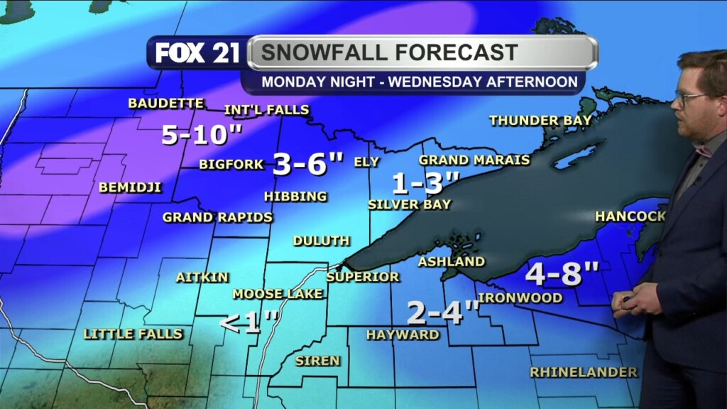 Monday Evening Northland Forecast