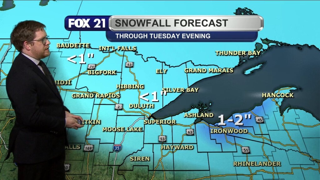 Sunday Evening Northland Forecast