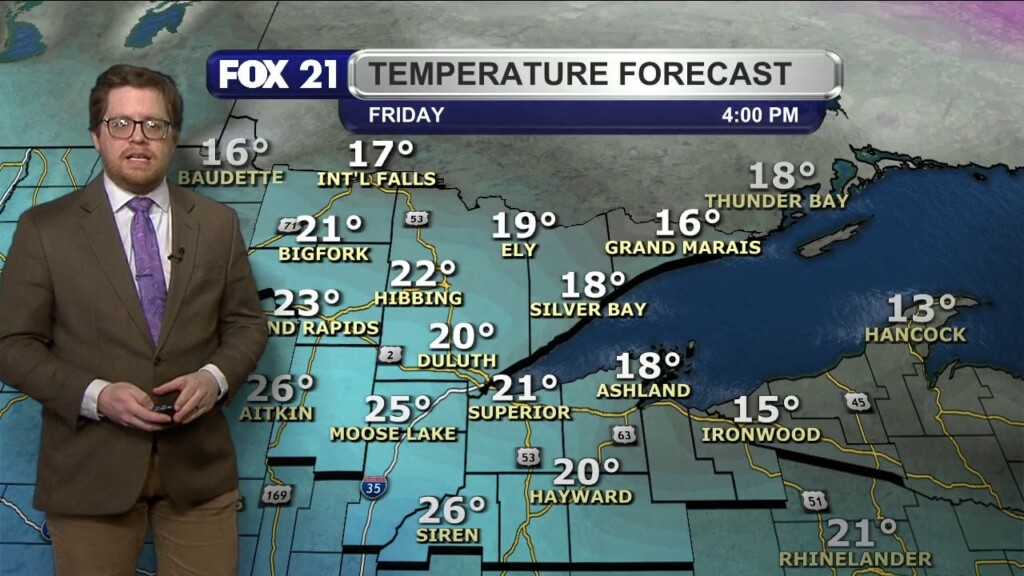 Thursday Evening Northland Forecast