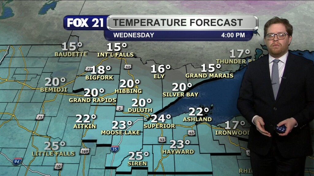 Tuesday Evening Northland Forecast
